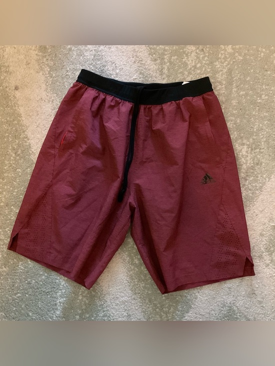 adidas Other - adidas Men's Maroon Athletic Shorts with Black Waistband